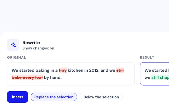 Step 3: Insert