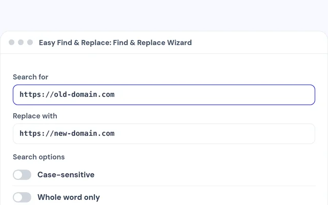 Step 1: Search