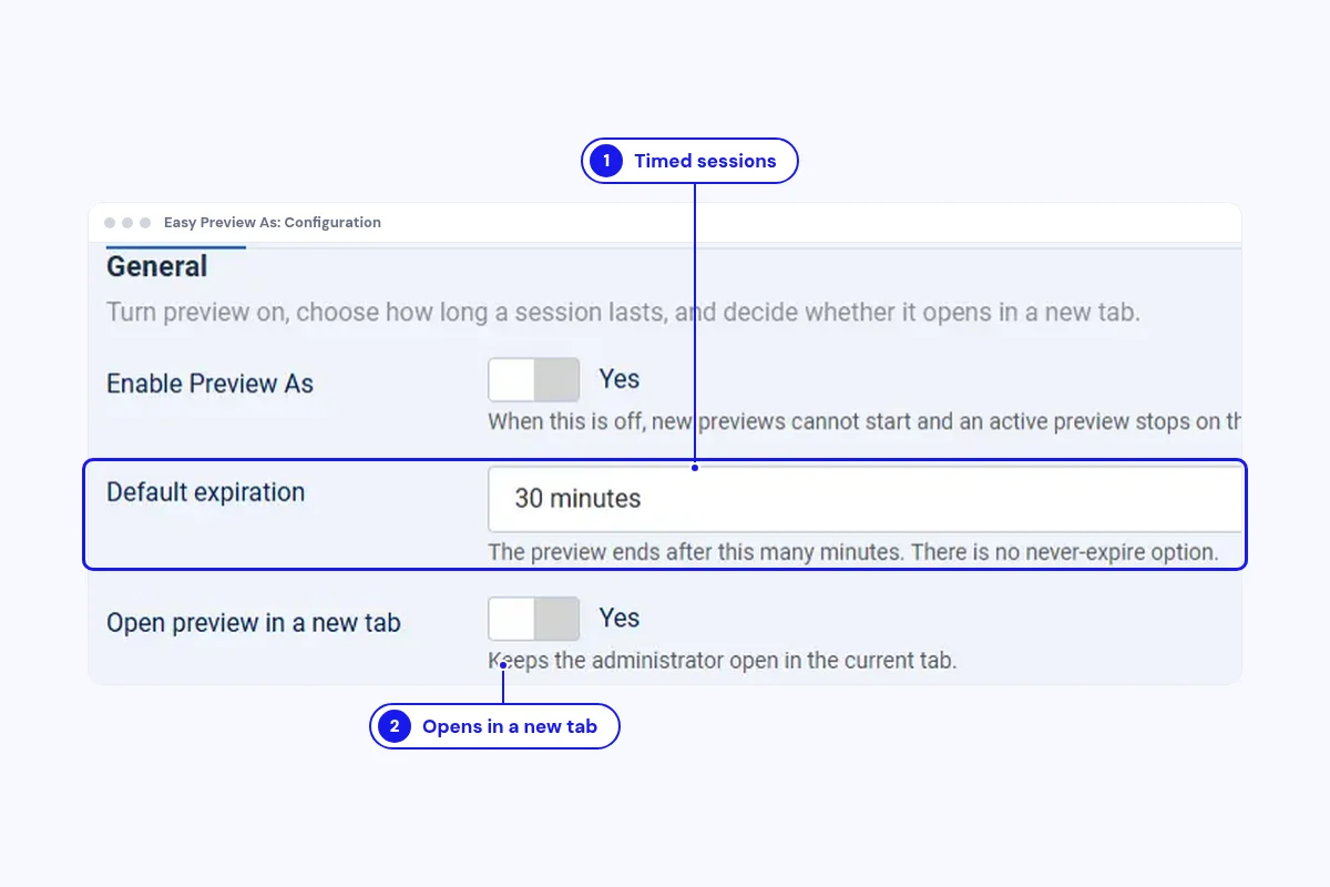 Fresh content, timed sessions