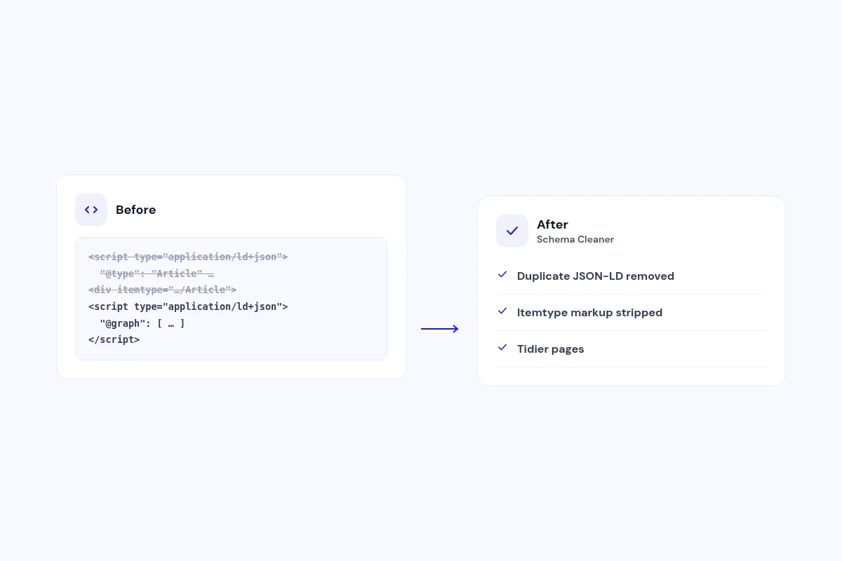 Cleaner structured data