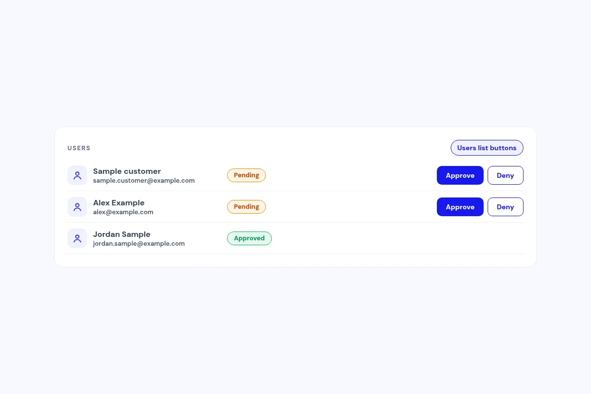 Decide from the queue or the Users list