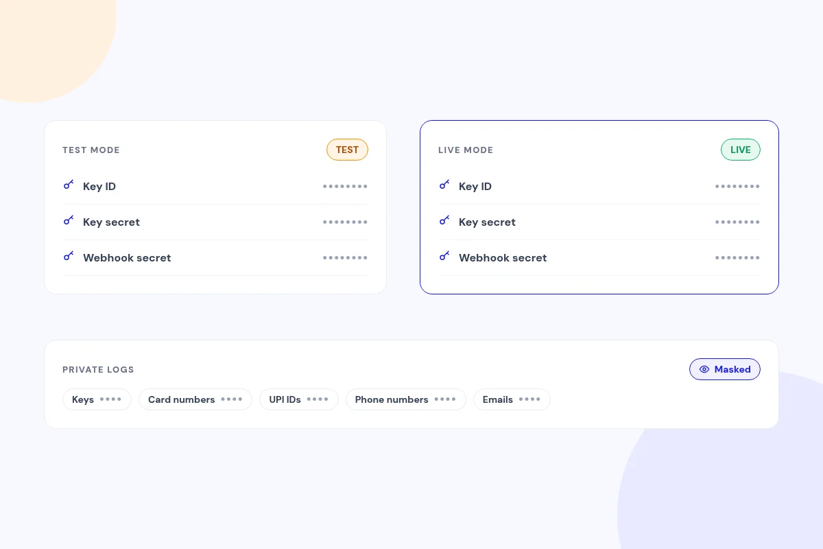 Test, then go live
