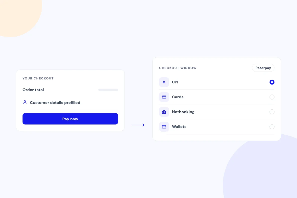 Take UPI, cards, netbanking and wallets
